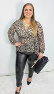 Leggins in pelle