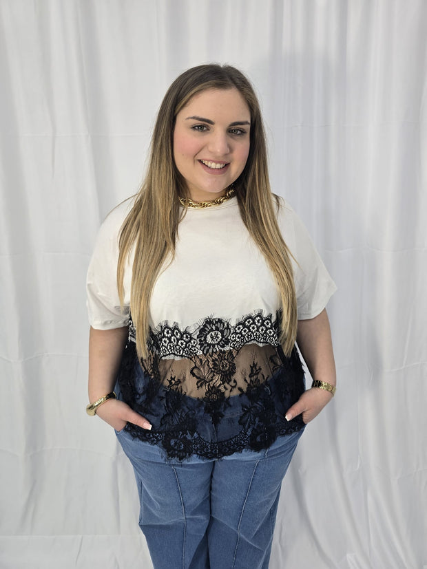 T-shirt macramè